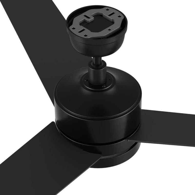 Carro Santana 52in 3-Blade Ceiling Fan | Black Plywood Blades and Integrated LED | Living Room & Bedroom | 52 x 52 x 15 in | Model CFW523E5-L12-B2-1