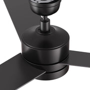 Carro Santana 52in 3-Blade Ceiling Fan | Modern Black and Plywood | Indoor Living Room & Bedroom | 52 x 52 x 15 in, DC Motor | Model CFW523E5-N10-B2-1