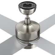Carro Santana 52in 4-Blade Ceiling Fan | Brushed Nickel Plywood and Integrated LED | Living Room & Bedroom | 15.1 x 52 x 52 in | Model CFW524E5-L12-SJ-1