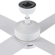 Carro Santana 52in 4-Blade Ceiling Fan | White Plywood Blades with Integrated LED | Living Room & Bedroom | 52 x 52 x 15.1 in | Model CFW524E5-L12-W1-1