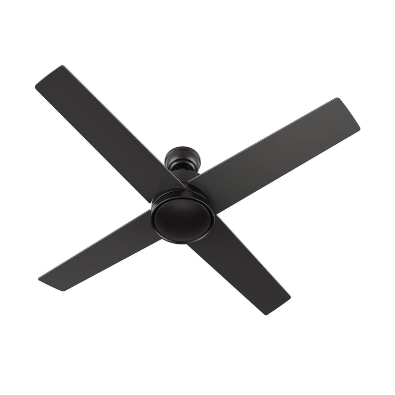 Carro Santana 52in 4-Blade Ceiling Fan | Black Plywood Blades with Wall Control | Living Room & Bedroom | 52 x 52 x 15.1 in | Model CFW524E5-N10-B2-1