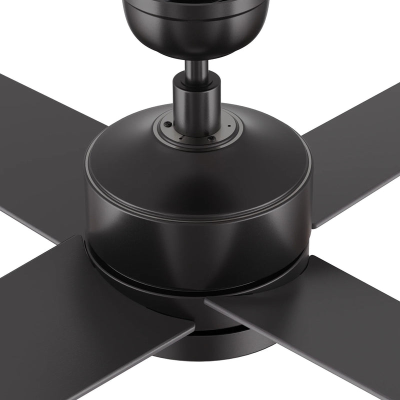 Carro Santana 52in 4-Blade Ceiling Fan | Black Plywood Blades with Wall Control | Living Room & Bedroom | 52 x 52 x 15.1 in | Model CFW524E5-N10-B2-1