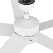 Carro Santana 52in 5-Blade Ceiling Fan | White Plywood Blades and Integrated LED | Living Room & Bedroom | 52 x 52 x 15 in | Model CFW525E5-L11-W1-1