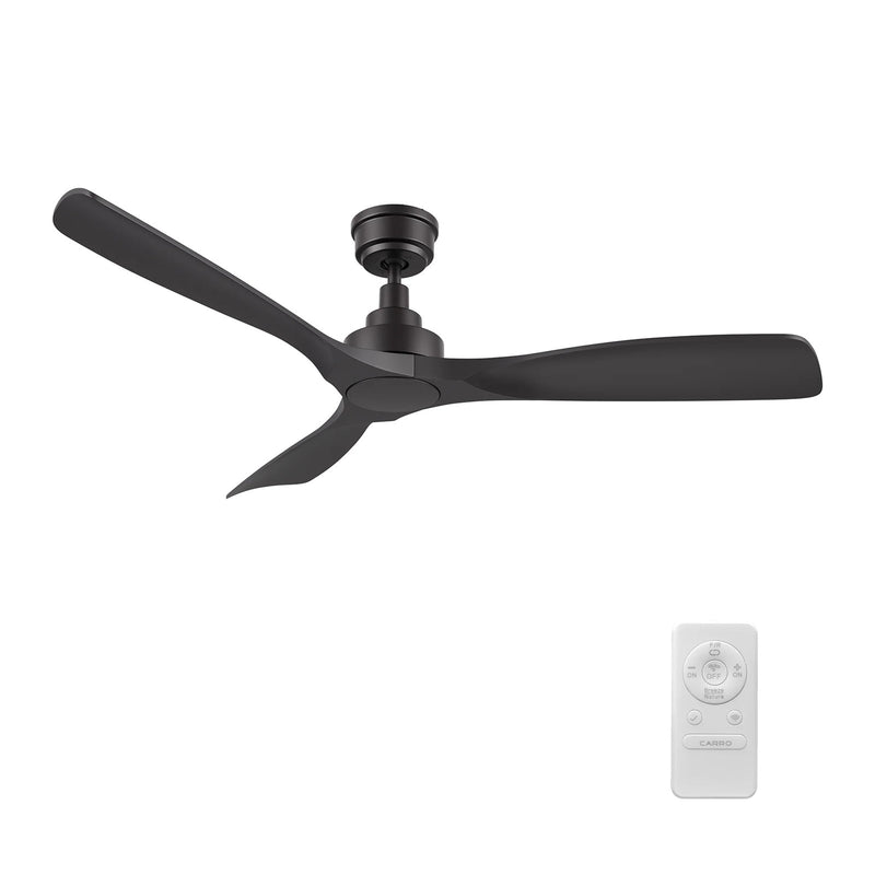 Carro Kiama 52in Smart Ceiling Fan | Black ABS Blades | Living Room & Bedroom | 52 x 52 x 11.7 in | Model SFR523A-N10-B2-1