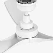 Carro Kiama 52in 3-Blade Smart Ceiling Fan | White ABS Blades and White Finish | Indoor Living Room & Bedroom | 52 x 52 x 11.7 | Model SFR523A-N10-W1-1