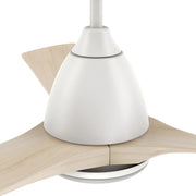 Carro Nicolet 52in Smart Ceiling Fan | White Solid Wood Blades with Integrated LED | Living Room & Covered Patio | 52 x 52 x | Model SFR523A2-L12-WM1-1