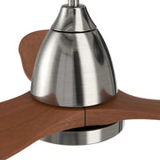 Carro Garrick 52in 3-Blade Smart Ceiling Fan | Brushed Nickel Plywood Blades and Motor | Living Room & Covered Patio | 52 x 52 | Model SFR523F3-L12-SM2-1