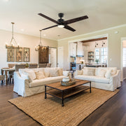 Carro Montgomery 52in 4-Blade Smart Ceiling Fan | Black Taupe Plywood Blades and Black Motor | Indoor Living Room & Bedroom | 52 | Model SFR524G3-L11-BX-1