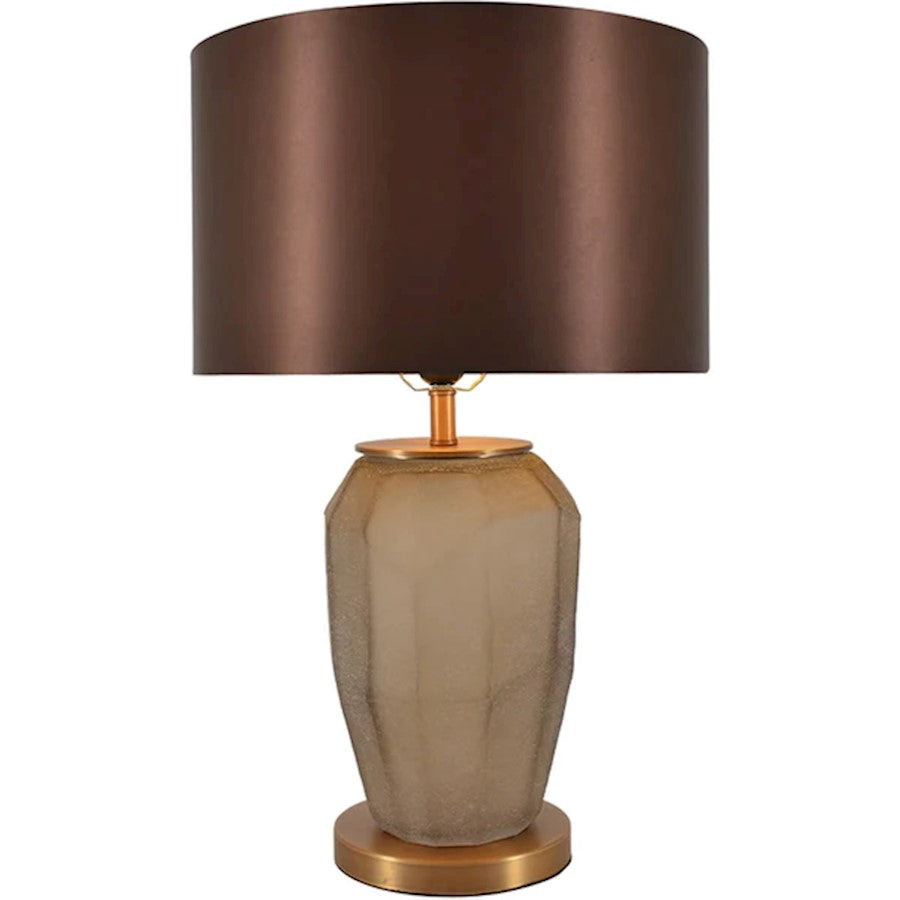 Carro Lola 1 Light 23" Table Lamp/Single, Apricot/Brown