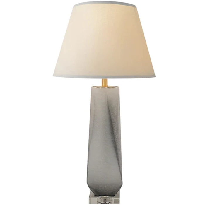 Carro Kala 1 Light 28" Table Lamp/Single, Smoke Grey/White