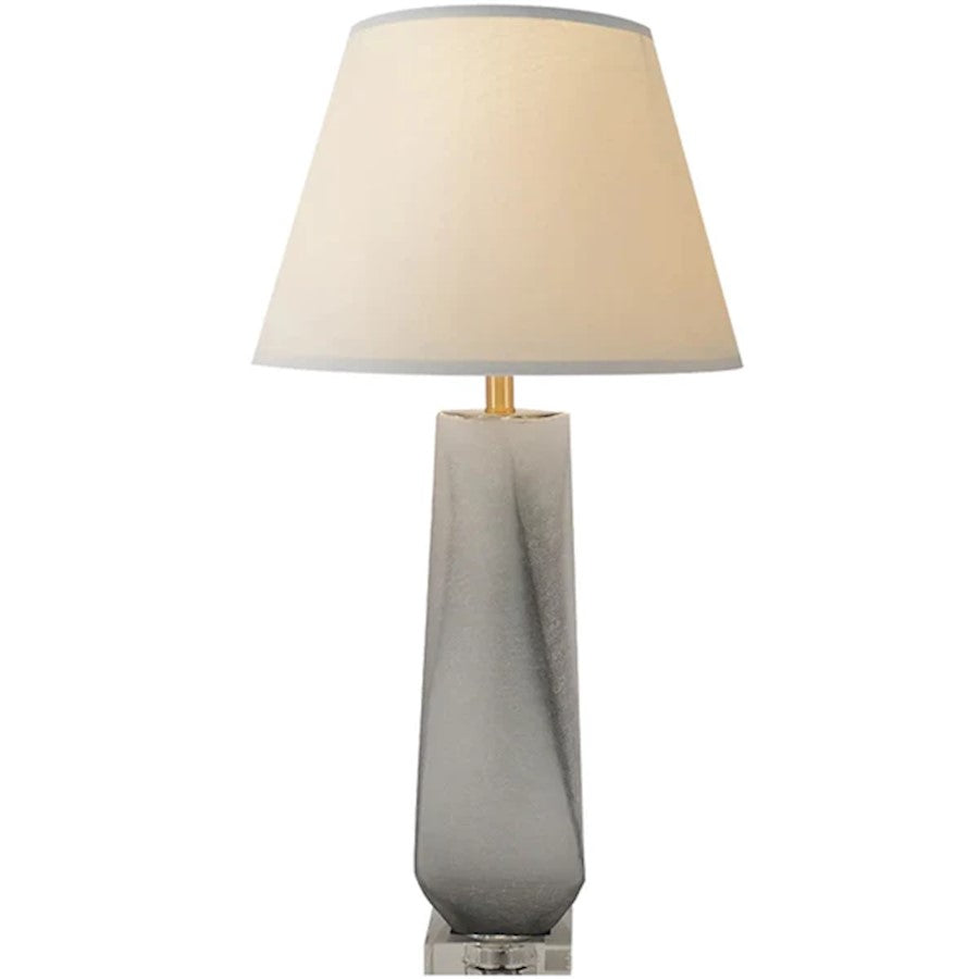 Carro Kala 1 Light 28" Table Lamp/Single, Smoke Grey/White