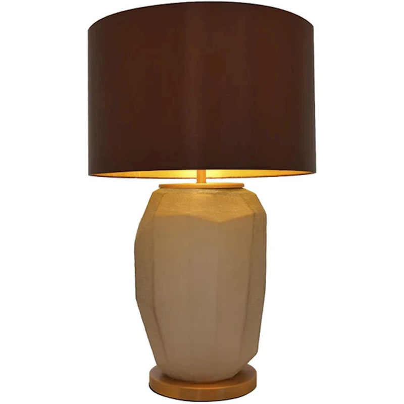 Carro Lola Big 1 Light 30" Table Lamp/Single, Apricot/Brown