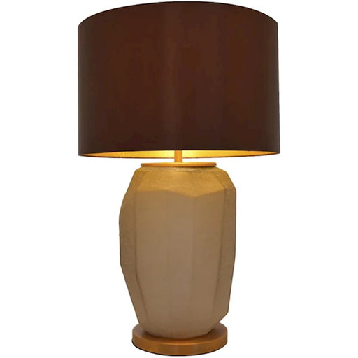 Carro Lola Big 1 Light 30" Table Lamp/Single, Apricot/Brown