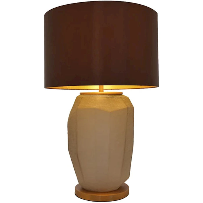 Carro Lola Big 1 Light 30" Table Lamp/Single, Apricot/Brown