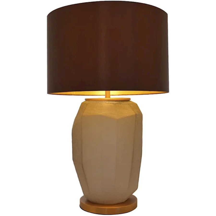 Carro Lola Big 1 Light 30" Table Lamp/Single, Apricot/Brown