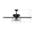 Carro Maverick 52" Ceiling Fan, Black/Walnut