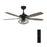 Carro Karson Ceiling Fan/Remote, Black