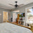 Carro Karson Ceiling Fan/Remote, Black