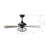 Carro Karson Ceiling Fan/Remote, Black