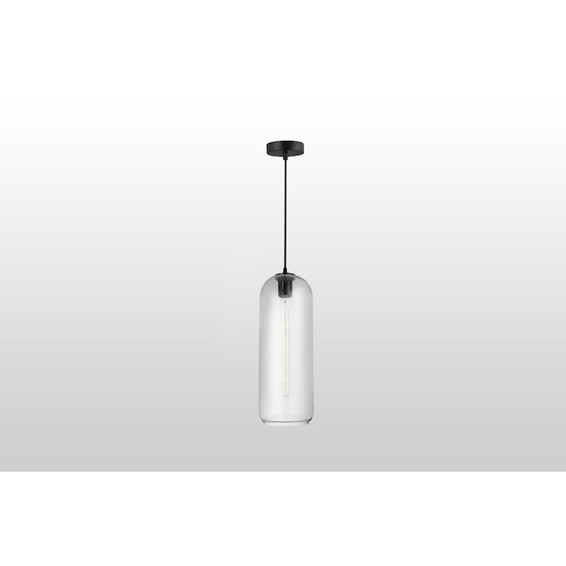 Carro Oriyan Big Cylinder Glass Pendant, Clear