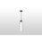 Carro Oriyan Big Cylinder Glass Pendant, Clear