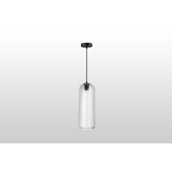 Carro Oriyan Big Cylinder Glass Pendant, Clear