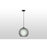 Carro Chelos Sphere Glass Pendant, Frosted Gray
