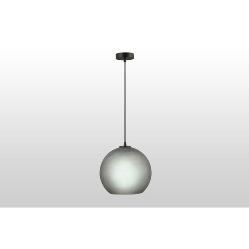 Carro Chelos Sphere Glass Pendant, Frosted Gray