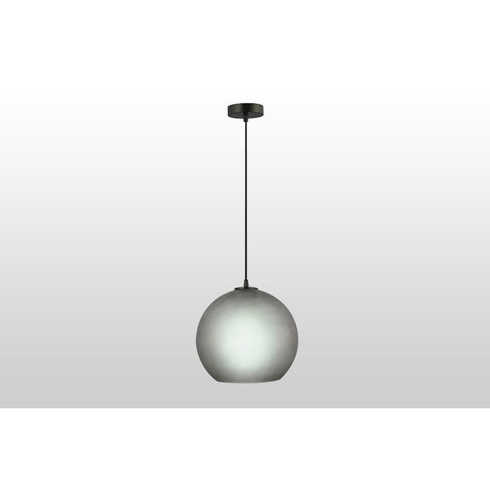 Carro Chelos Sphere Glass Pendant, Frosted Gray