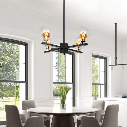 Carro Florence Glass LED Pendant, Amber/Amber
