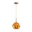 Carro Pegase Jewel Tone Glass Pendant