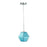 Carro Pegase Jewel Tone Glass Pendant