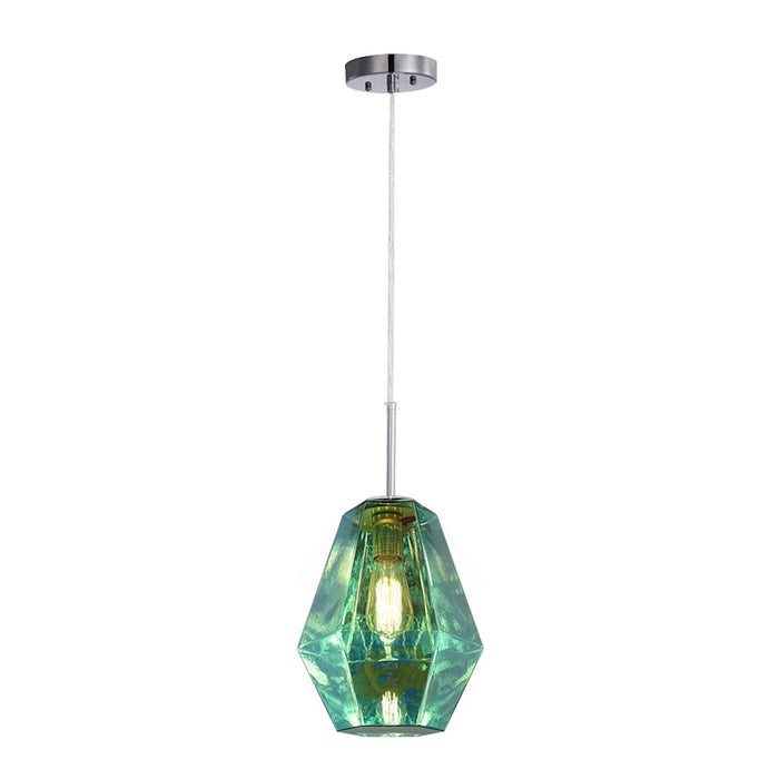 Carro Stier Jewel Tone Glass Pendant