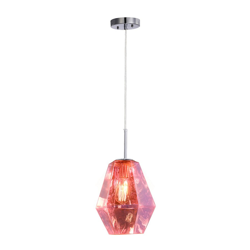 Carro Stier Jewel Tone Glass Pendant