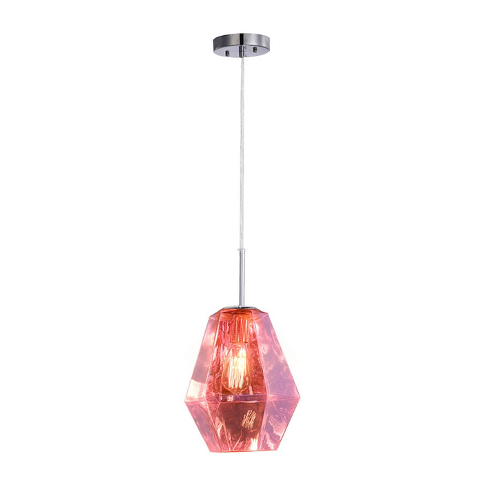 Carro Stier Jewel Tone Glass Pendant