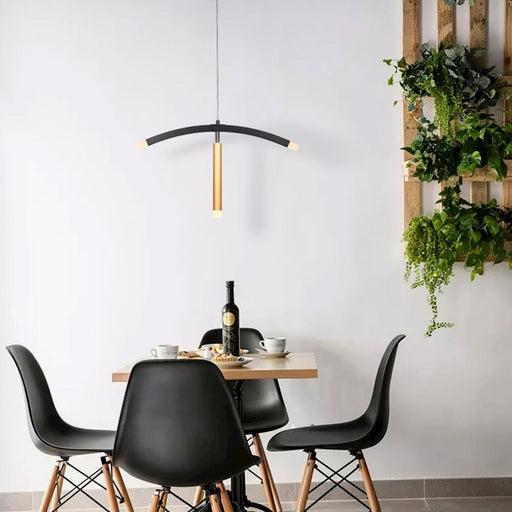 Carro Eden Hanging LED Pendant, Brushed Gold/Brushed Gold