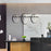 Carro Lucca Circle Hanging LED Pendant, Matte Black/Matte Black