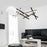 Carro Kensie Linear Hanging LED Pendant, Matte Black/Matte Black