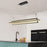Carro Palermo LED Pendant, Matte Black/Matte Black