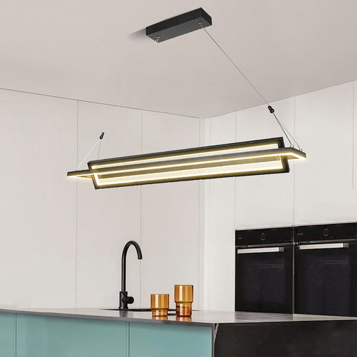 Carro Palermo LED Pendant, Matte Black/Matte Black