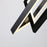 Carro Palermo LED Pendant, Matte Black/Matte Black