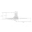 Carro Ryna 36" Ceiling Fan/Remote/Light Kit, White/White