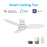 Carro Hobart 48" Ceiling Fan/Remote/Light Kit