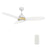 Carro Hobart 48" Ceiling Fan/Remote/Light Kit/Downrod, White