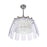 Carro Bluebell 50" 11-Bd Ceiling Fan/LED Light Kit/Remote, Silver