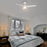 Carro Atticus 52" Ceiling Fan/Remote/Light Kit
