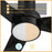 Carro Madrid 52" Ceiling Fan/Remote/Light Kit