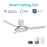 Carro Daffodil 52" Ceiling Fan/Remote/Light Kit, White