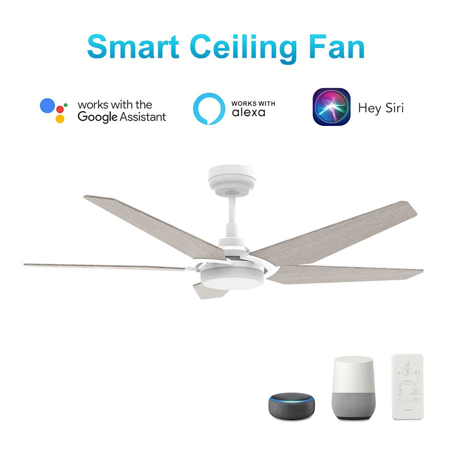 Carro Woodrow 52" Smart Ceiling Fan/Remote/Light Kit