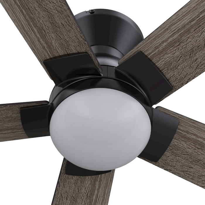 Carro Ascender 52" Ceiling Fan/Remote/Light Kit, Black/Walnut
